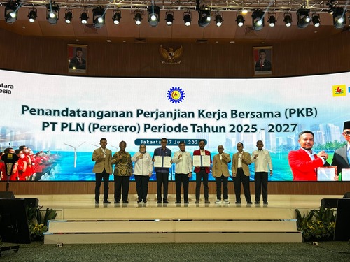 Penandatanganan PKB 2025-2027 PLN-Serikat Pekerja PLN