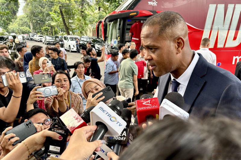 Kluivert dipesani Prabowo agar bermain dengan hati saat lawan Jepang