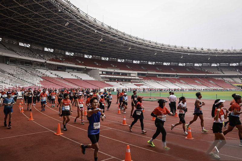 Unggul satu detik, Narman juara marathon nasional BTN Jakim 2025