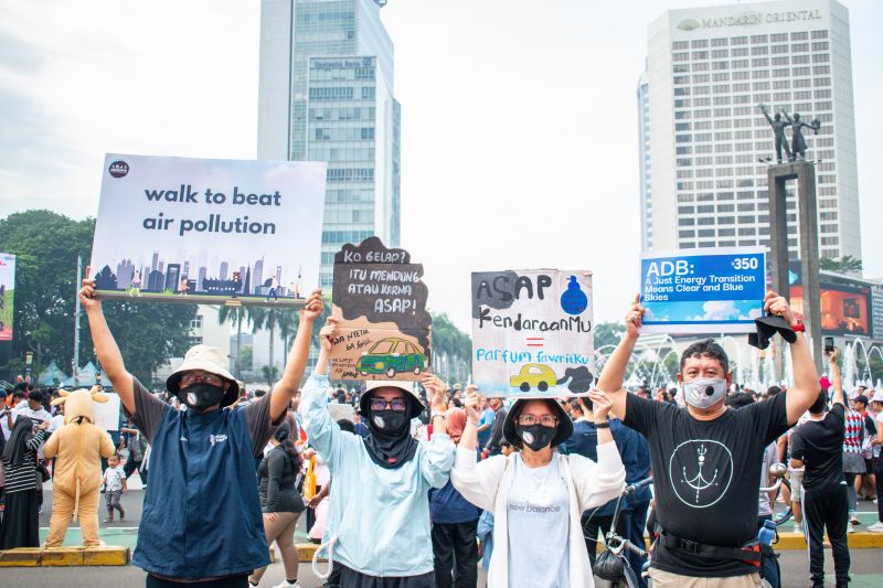 Selasa pagi, kualitas udara Jakarta masuk 10 besar terburuk di dunia Selasa pagi, kualitas udara Jakarta masuk 10 besar terburuk di dunia