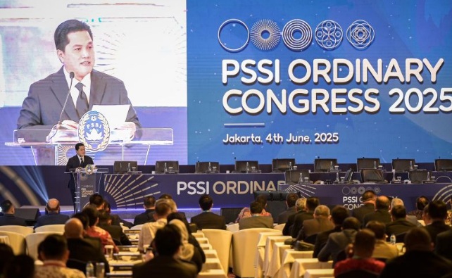 Buka Kongres Biasa, Erick Thohir tak ingin PSSI cepat berpuas diri