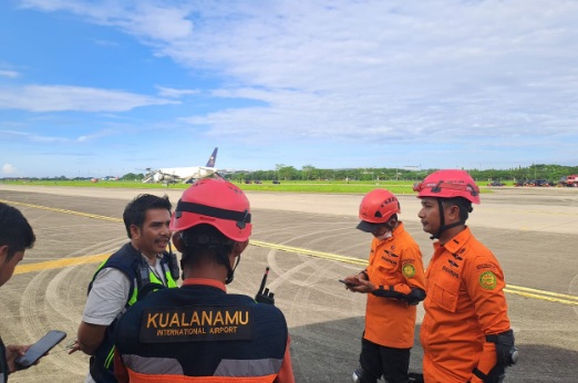 Teror bom di Saudi Airlines, personel Basarnas Medan siaga di Bandara Kualanamu Teror bom di Saudi Airlines, personel Basarnas Medan siaga di Bandara Kualanamu