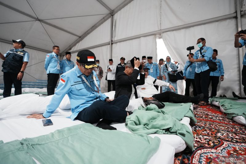 Menag tinjau tenda di Arafah pastikan persiapan rampung Menag tinjau tenda di Arafah pastikan persiapan rampung