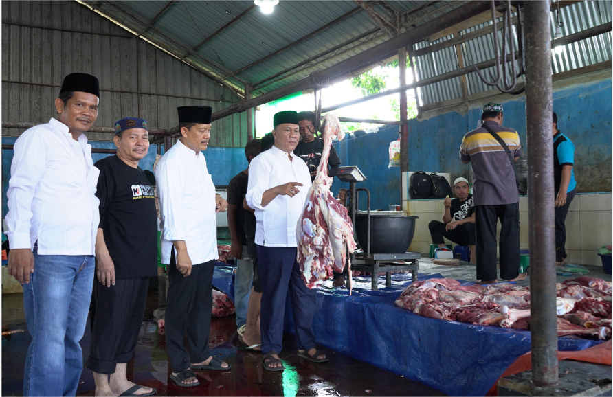Kanwil Kemenagsu sembelih 7 ekor hewan kurban