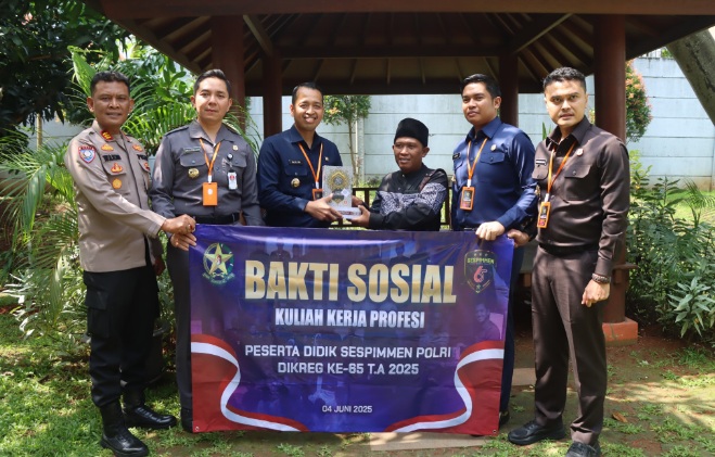Peserta KKP Sespimmen Polri Dikreg ke-65 gelar baksos di Ponpes Tangsel Peserta KKP Sespimmen Polri Dikreg ke-65 gelar baksos di Ponpes Tangsel