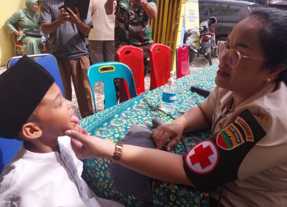 Infolahtadam-I/BB gelar pengobatan gratis dan santunan anak yatim Infolahtadam-I/BB gelar pengobatan gratis dan santunan anak yatim