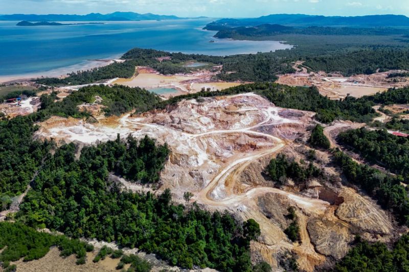 KKP temukan kerusakan masif akibat tambang ilegal di Citlim, Karimun KKP temukan kerusakan masif akibat tambang ilegal di Citlim, Karimun