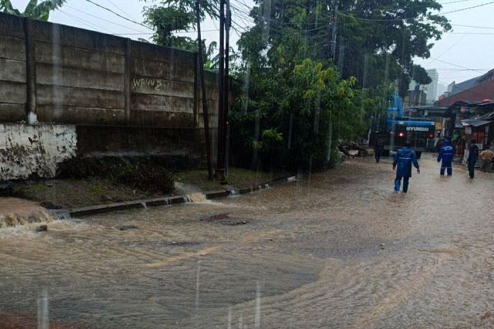 Sebagian Jakarta diperkirakan hujan pada Sabtu sore hingga malam