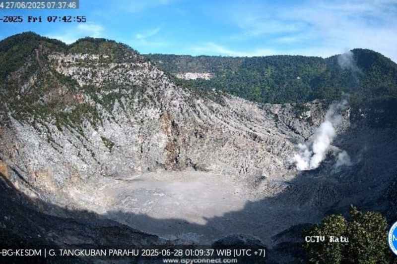 Badan Geologi: Aktivitas Gunung Tangkuban Parahu sempat naik pekan ini Badan Geologi: Aktivitas Gunung Tangkuban Parahu sempat naik pekan ini