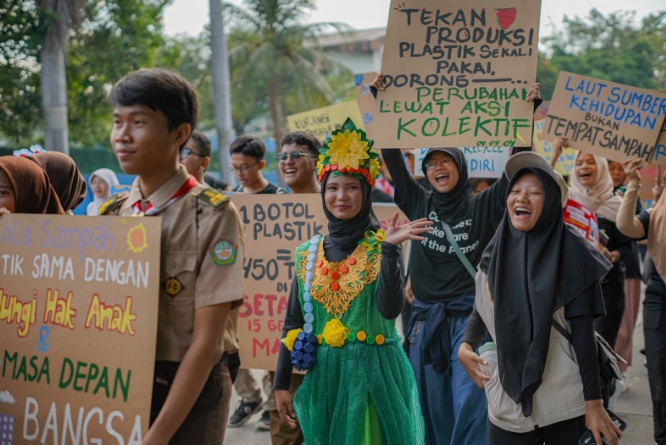 Aksi Child Campaigner cegah 19 ton sampah plastik lewat program ekonomi sirkular Aksi Child Campaigner cegah 19 ton sampah plastik lewat program ekonomi sirkular