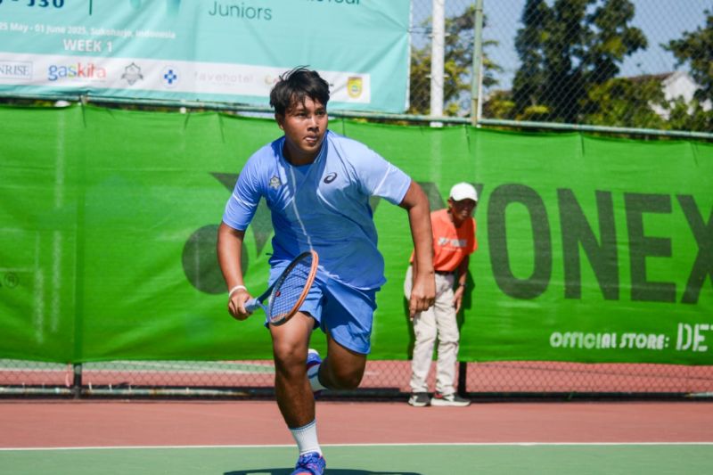 Petenis junior semangat mengikuti Seleknas SEA Games 2025 Petenis junior semangat mengikuti Seleknas SEA Games 2025
