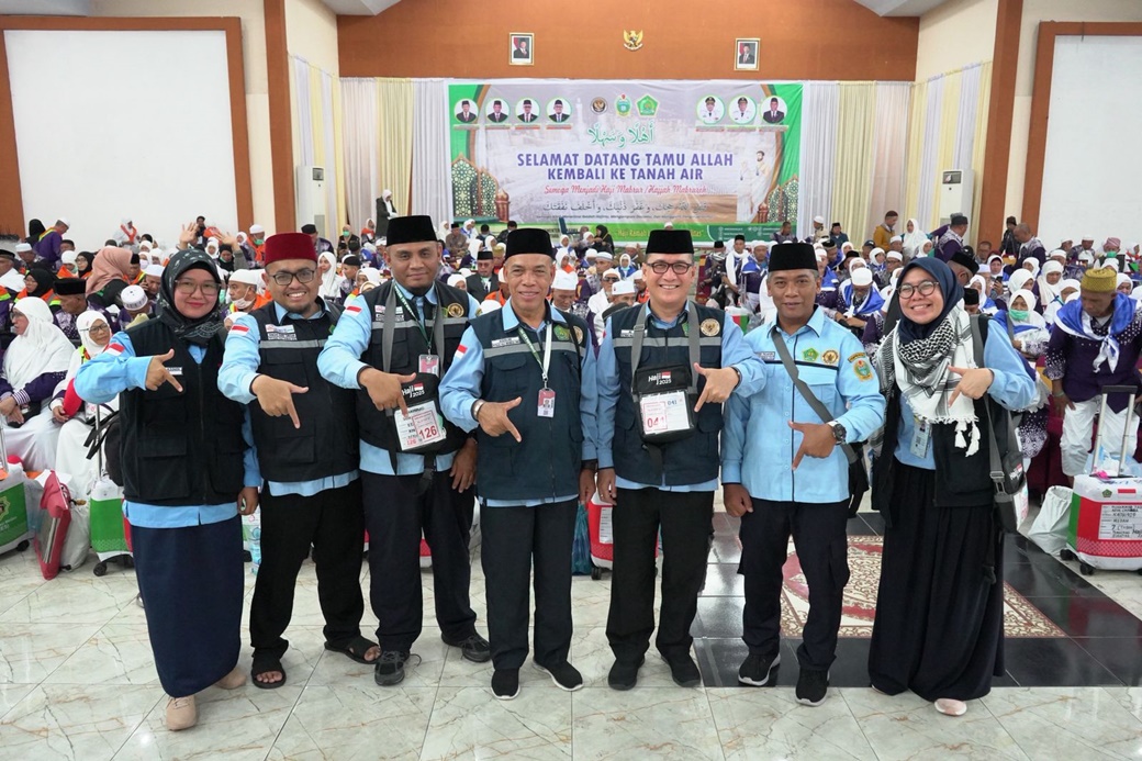Ketua PPIH ungkap rasa syukur, Kloter 7 Debarkasi Medan berangkat dan pulang utuh