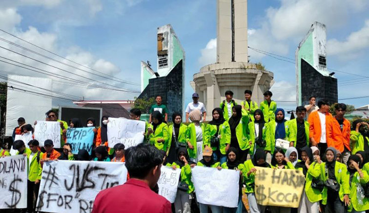 Mahasiswa Rejang Lebong soroti vonis ringan pelaku penganiayaan Mahasiswa Rejang Lebong soroti vonis ringan pelaku penganiayaan