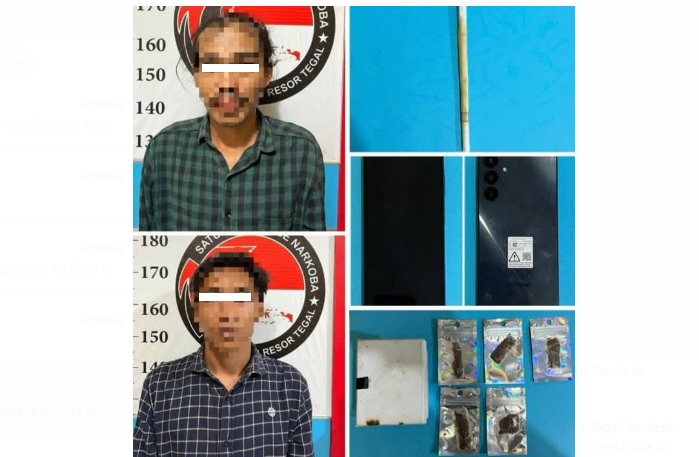 Satnarkoba Polres Tegal amankan dua pengedar tembakau gorila di Bumijawa Satnarkoba Polres Tegal amankan dua pengedar tembakau gorila di Bumijawa