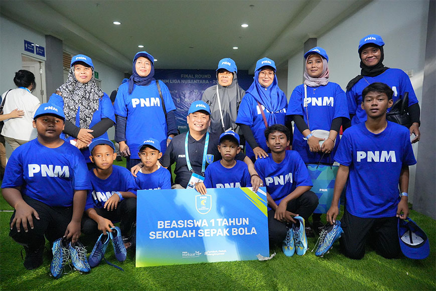 PNM dukung mimpi anak nasabah Mekaar melalui beasiswa sekolah sepak bola PNM dukung mimpi anak nasabah Mekaar melalui beasiswa sekolah sepak bola