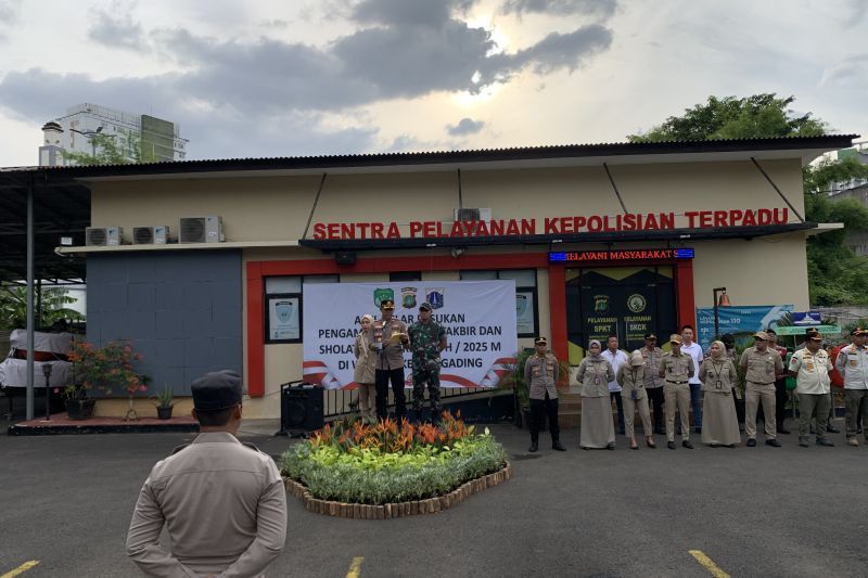 Polisi sekat empat lokasi di Kelapa Gading cegah takbiran keliling