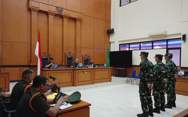 Dua terdakwa TNI AL penembak bos rental divonis penjara seumur hidup Dua terdakwa TNI AL penembak bos rental divonis penjara seumur hidup