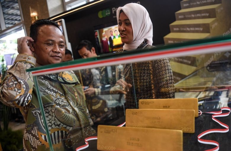 Harga emas Antam, UBS dan Galeri24 di Pegadaian melambung pada Sabtu Harga emas Antam, UBS dan Galeri24 di Pegadaian melambung pada Sabtu