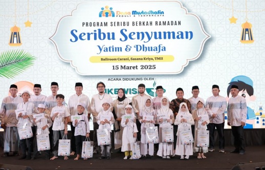 Ribuan yatim dan dhuafa ikuti acara 1.000 Berkah Ramadhan Dana Mustadhafin Ribuan yatim dan dhuafa ikuti acara 1.000 Berkah Ramadhan Dana Mustadhafin