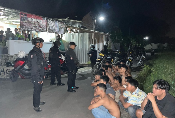Tim Black Mamba Polres Boyolali sikat balap liar Tim Black Mamba Polres Boyolali sikat balap liar