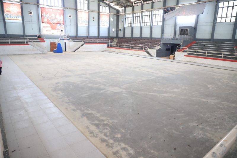 Lapangan basket GOR Tangerang direnovasi jadi standar internasional