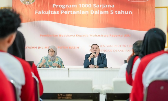 Kuliah umum di USU, Jerry Hermawan Lo ajak anak muda Indonesia terjun di industri pertanian Kuliah umum di USU, Jerry Hermawan Lo ajak anak muda Indonesia terjun di industri pertanian