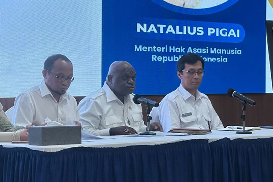 Menteri HAM: Indeks demokrasi turun bukan pada masa Presiden Prabowo Menteri HAM: Indeks demokrasi turun bukan pada masa Presiden Prabowo