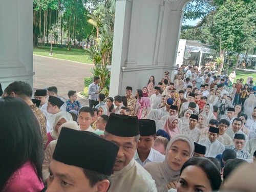 Gelar Griya Prabowo di Istana dipadati tamu dan masyarakat