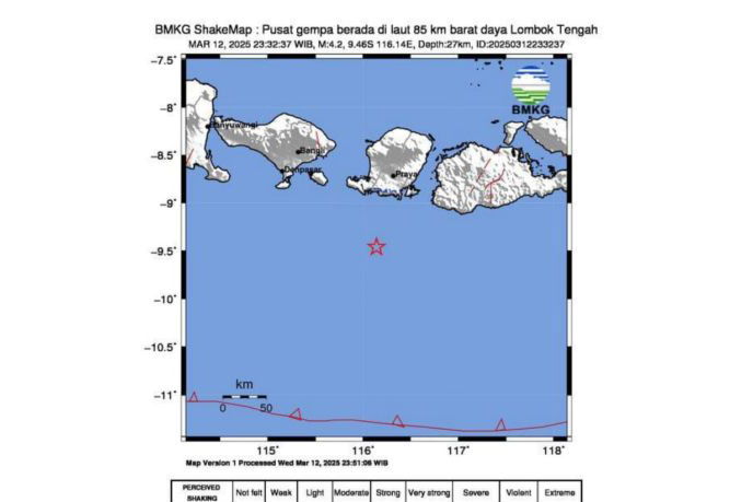 BMKG: Aktivitas sesar aktif dasar laut picu gempa dangkal di Lombok BMKG: Aktivitas sesar aktif dasar laut picu gempa dangkal di Lombok