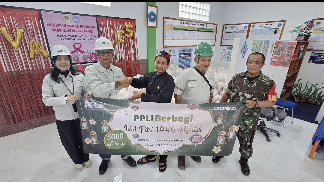 Sambut Hari Raya Idul Fitri, PPLI bagikan paket 5000 sembako buat warga sekitar