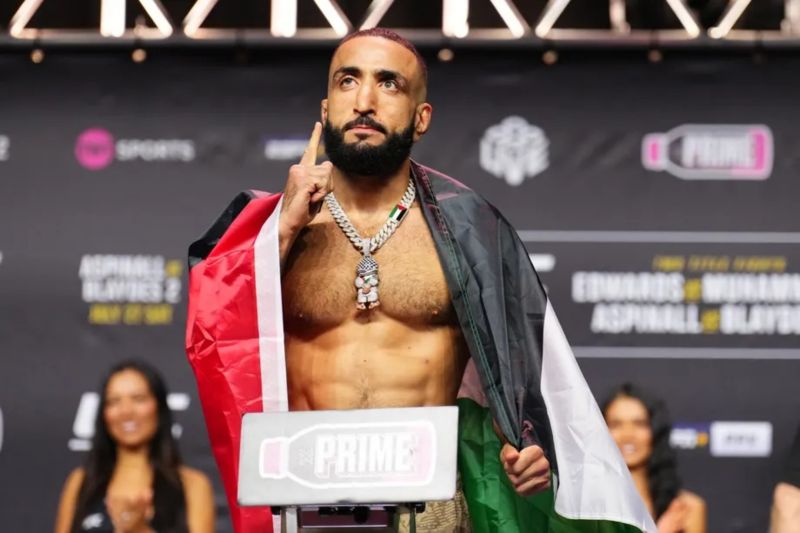 Belal Muhammad protes bendera Palestina hilang dari profil UFC Belal Muhammad protes bendera Palestina hilang dari profil UFC
