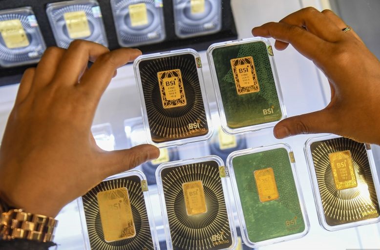 Emas Antam, UBS dan Galeri24 di Pegadaian naik hingga Rp14.000