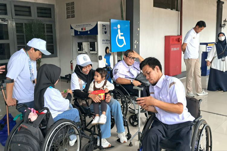 PT KAI buka ruang VIP di Stasiun Pasar Senen untuk pemudik disabilitas PT KAI buka ruang VIP di Stasiun Pasar Senen untuk pemudik disabilitas