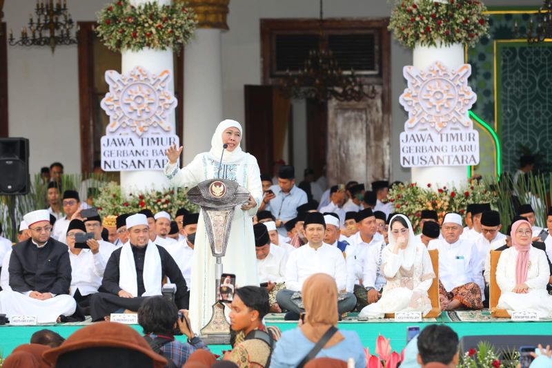 Khofifah ajak gotong royong wujudkan Jatim Gerbang Baru Nusantara Khofifah ajak gotong royong wujudkan Jatim Gerbang Baru Nusantara