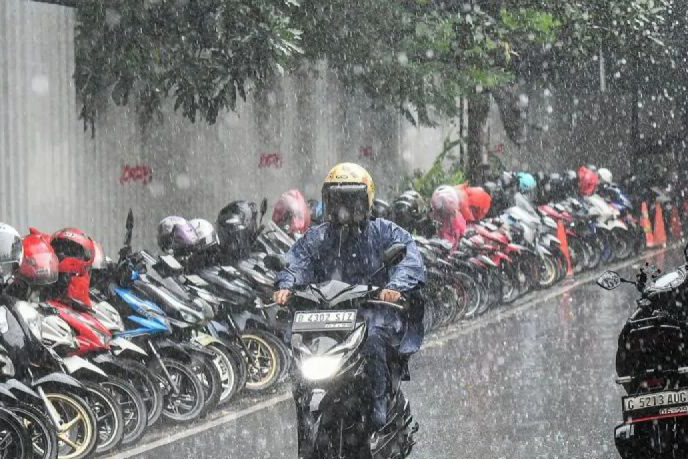 BMKG: Mayoritas wilayah diguyur hujan pada Sabtu