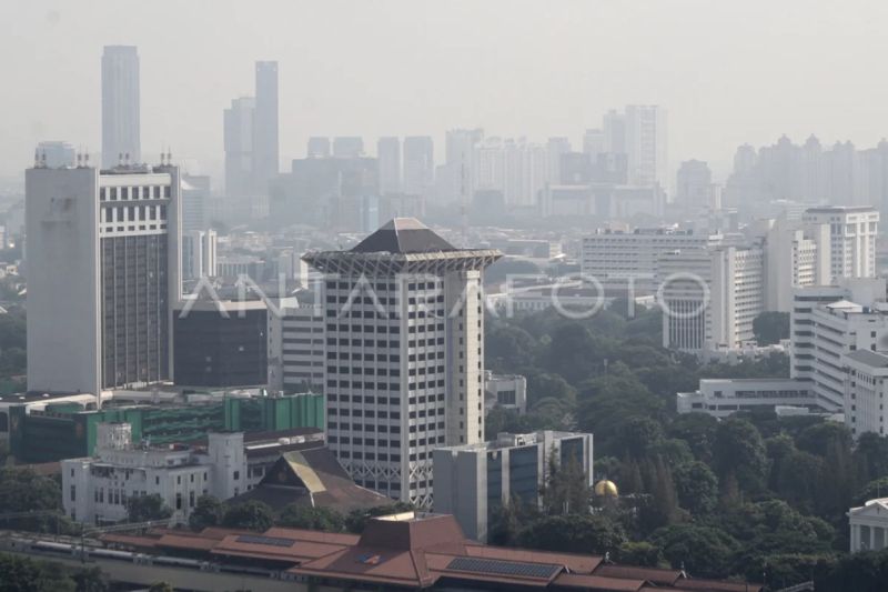 Kualitas udara Jakarta masuk kategori sedang pada Senin pagi Kualitas udara Jakarta masuk kategori sedang pada Senin pagi