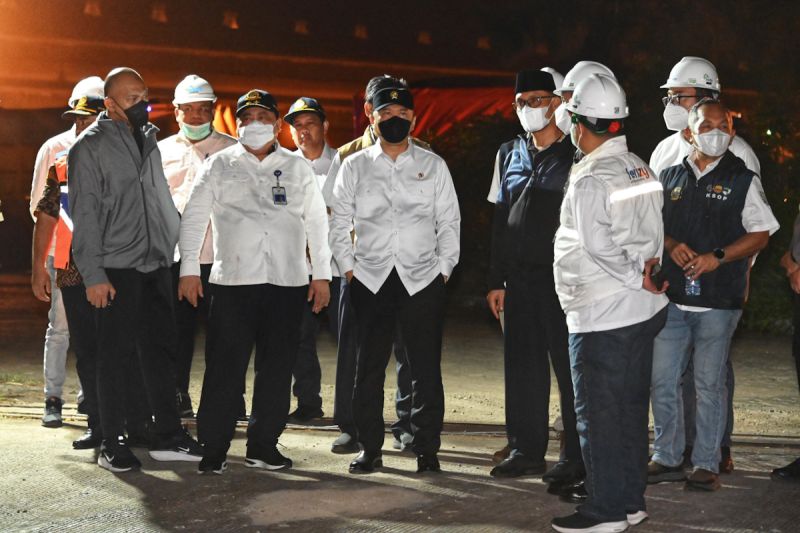 Menhub cek kesiapan Pelabuhan Indah Kiat sebagai area penyangga Merak Menhub cek kesiapan Pelabuhan Indah Kiat sebagai area penyangga Merak