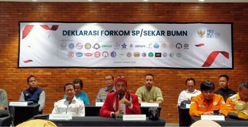 Kawal Asta Cita Presiden, 35 organisasi SP BUMN deklarasi Forkom Kawal Asta Cita Presiden, 35 organisasi SP BUMN deklarasi Forkom