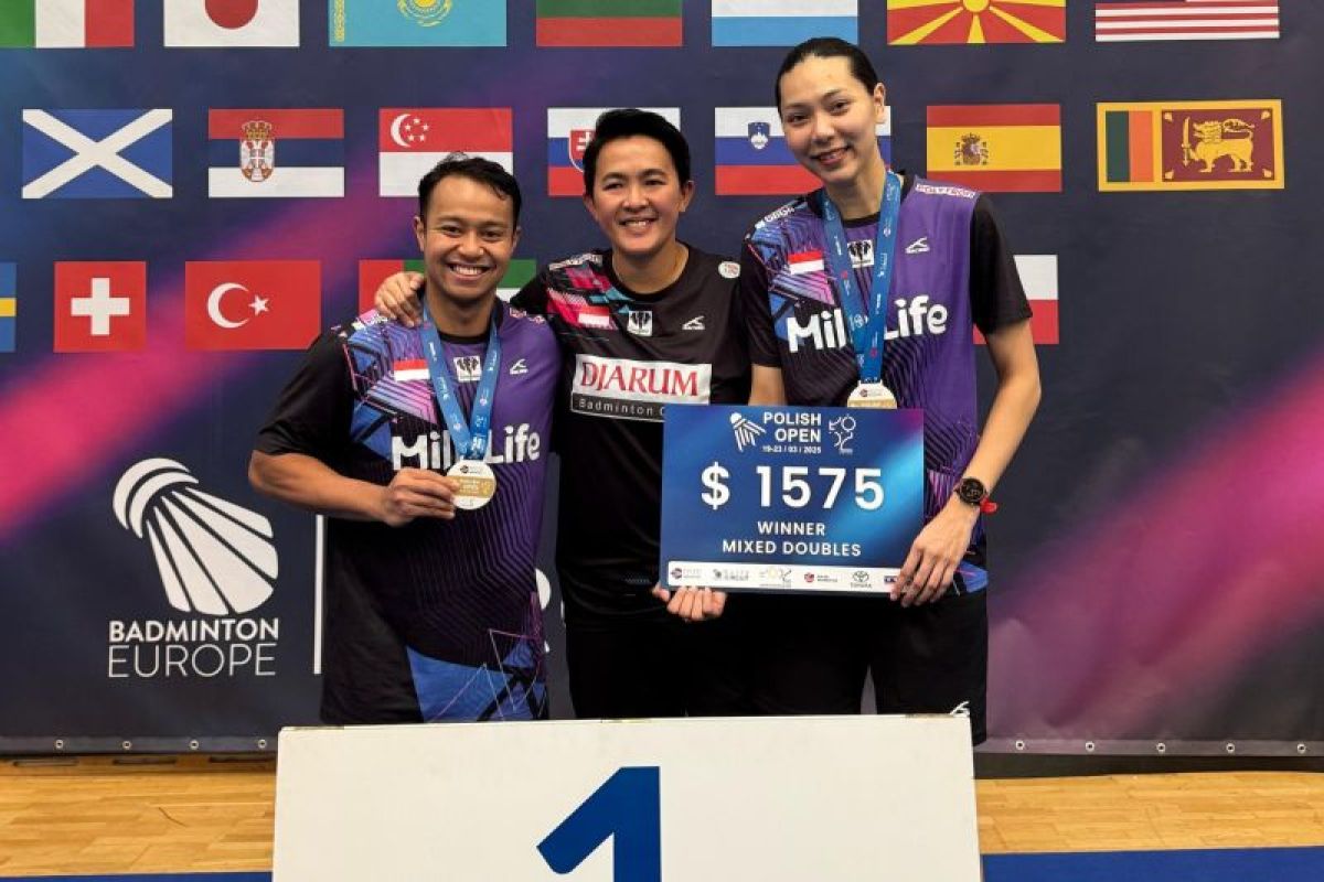 Rehan/Gloria kian percaya diri setelah juarai Polish Open 2025