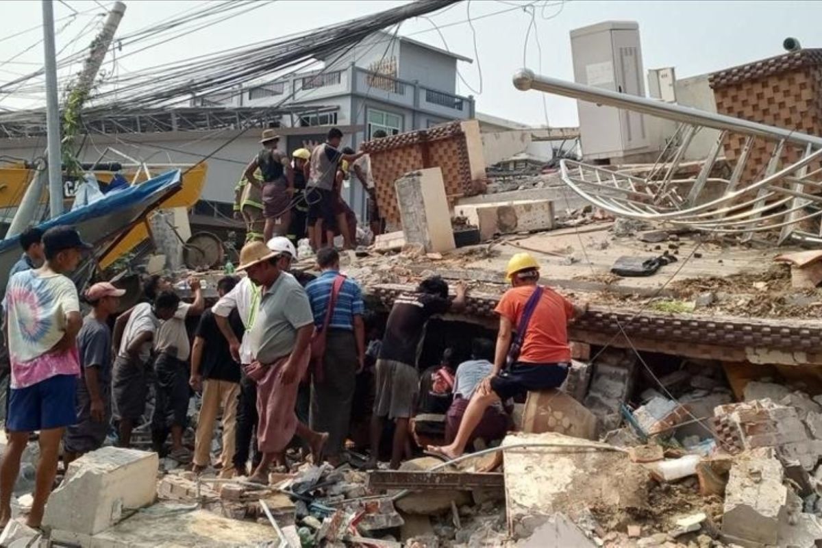 PBB kerahkan tim untuk bantu Myanmar pascagempa PBB kerahkan tim untuk bantu Myanmar pascagempa