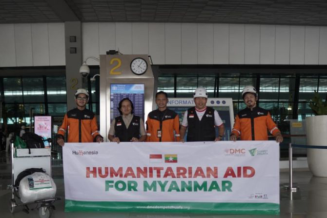 Dompet Dhuafa kirim bantuan kemanusiaan untuk korban gempa di Myanmar Dompet Dhuafa kirim bantuan kemanusiaan untuk korban gempa di Myanmar