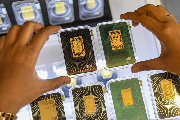 Emas Antam Selasa merangkak naik ke angka Rp1,745 juta per gram