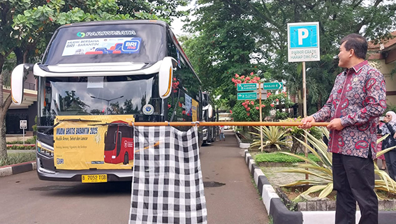 Barantin-BRI gelar mudik gratis Lebaran 2025 Barantin-BRI gelar mudik gratis Lebaran 2025