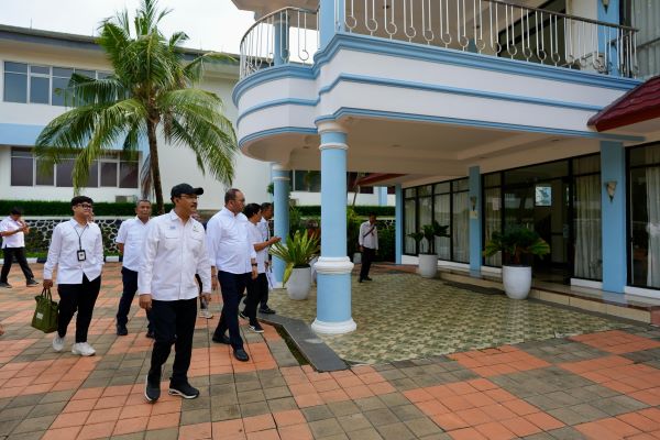 Mensos cek sarana dan prasarana Pusdiklatbangprof Margaguna Mensos cek sarana dan prasarana Pusdiklatbangprof Margaguna