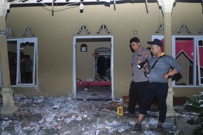 Polisi Blitar tangani ledakan petasan di rumah warga