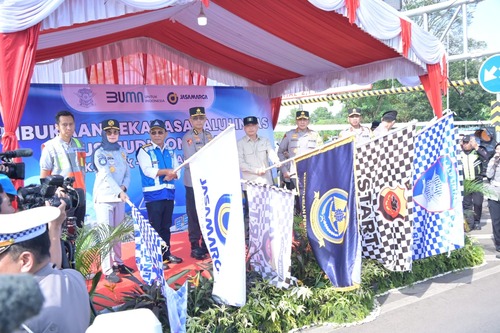 One Way Nasional arus mudik berlaku sejak 09.45 WIB hari ini