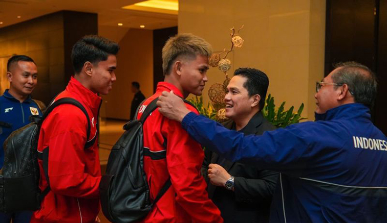 Rombongan pemain timnas Indonesia tiba di Sydney Rombongan pemain timnas Indonesia tiba di Sydney