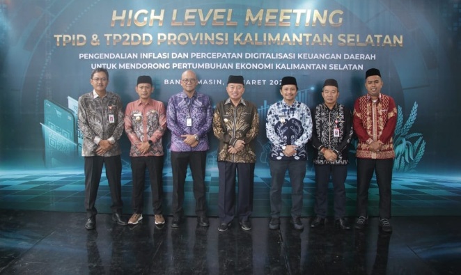 Pemprov Kalsel gelar High-Level Meeting TPID dan TP2DD tahun 2025