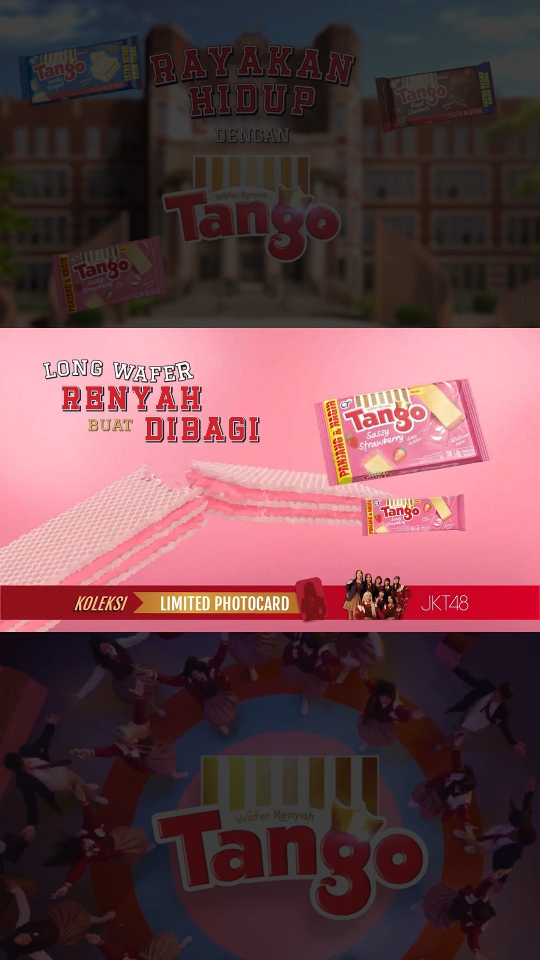 Tango Strawberry Layers of Happiness Featuring JKT48