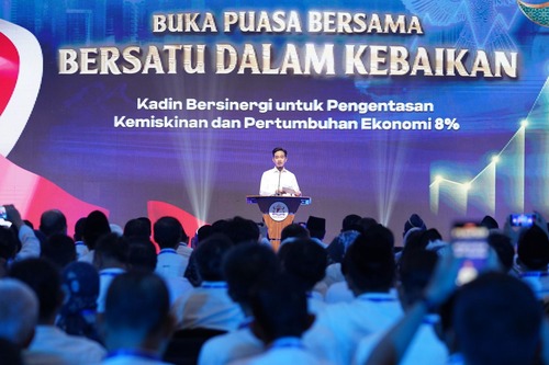 Buka puasa bareng Kadin, ini harapan Gibran pada pengusaha